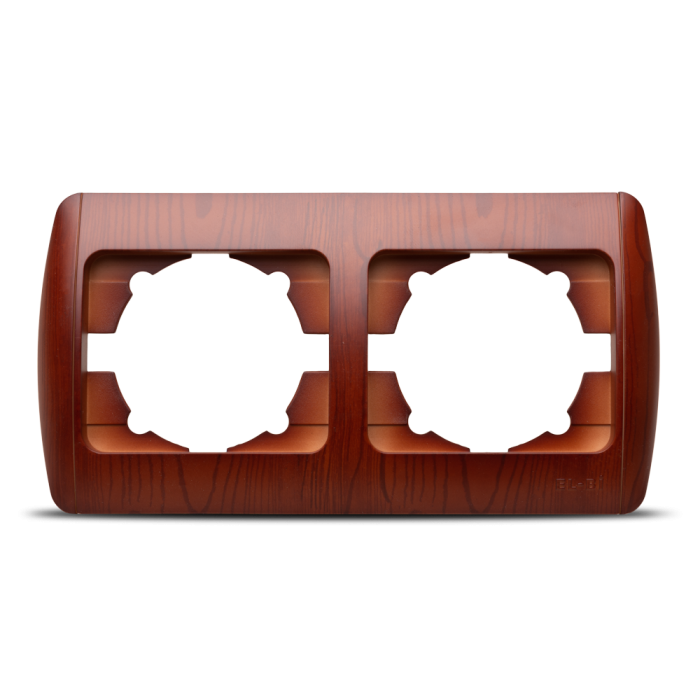 Rama ornament cires cu 2 posturi pentru aparataj electric incastrat [2]