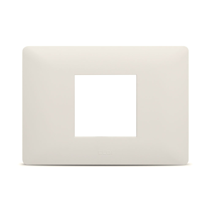 Rama ornament 2M bej mat pentru aparataj modular cu montaj ingropat standard italian [2]