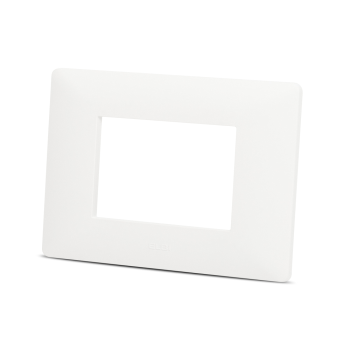 Rama ornament alb mat pentru 3 module Moda Voice [2]