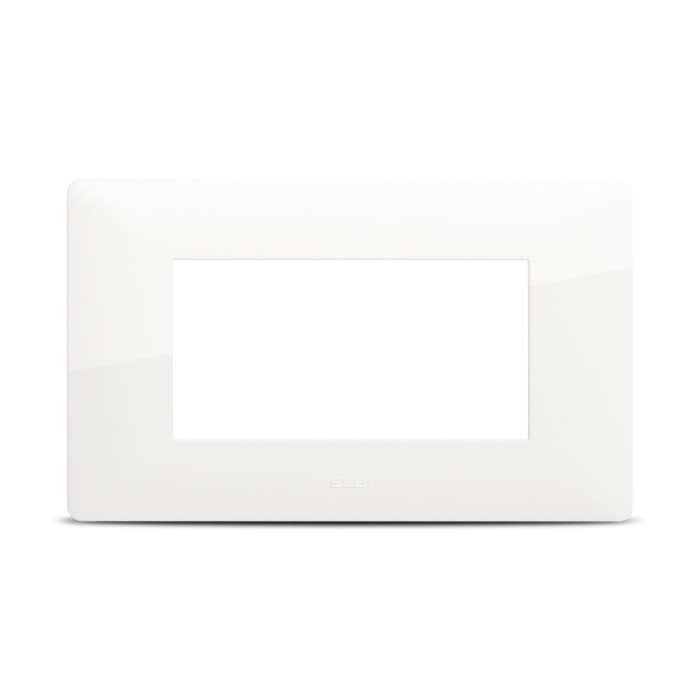 Rama ornament alba pentru aparataj modular incastrat cu 4 module [2]