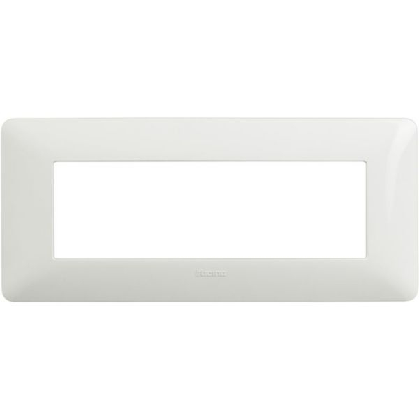 Rama ornament alba din tehnopolimer pentru 6 module aparataj modular [2]
