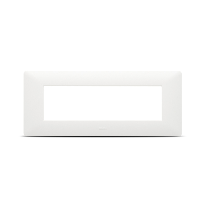 Rama ornamentala 7M alb mat pentru aparataj modular Moda Voice [2]