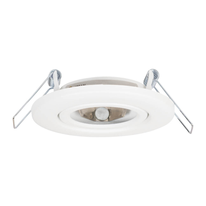 Rama spot incastrata alba din aluminiu pentru sursa GU10 81x75 mm [2]