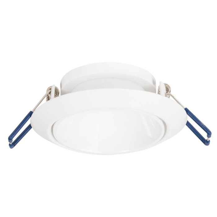 Rama spot incastrabila alba pentru GU10 cu dimensiuni 87x85 mm [2]