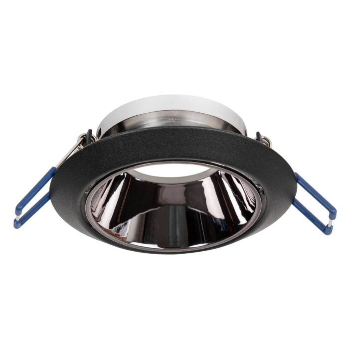 Rama spot incastrata Draco GU10 neagra din aluminiu pentru tavan fals [2]