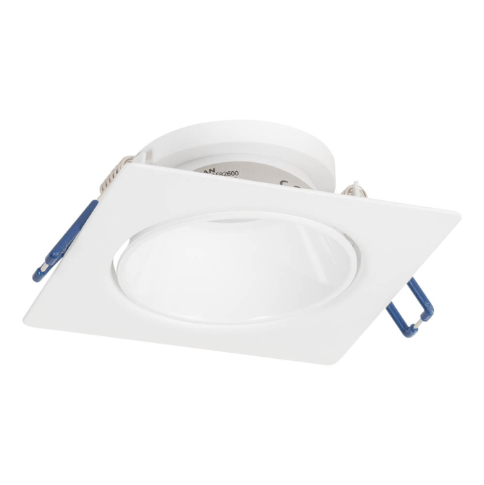 Rama spot incastrabila alba pentru bec GU10 cu dimensiuni 87 x 85 mm [2]