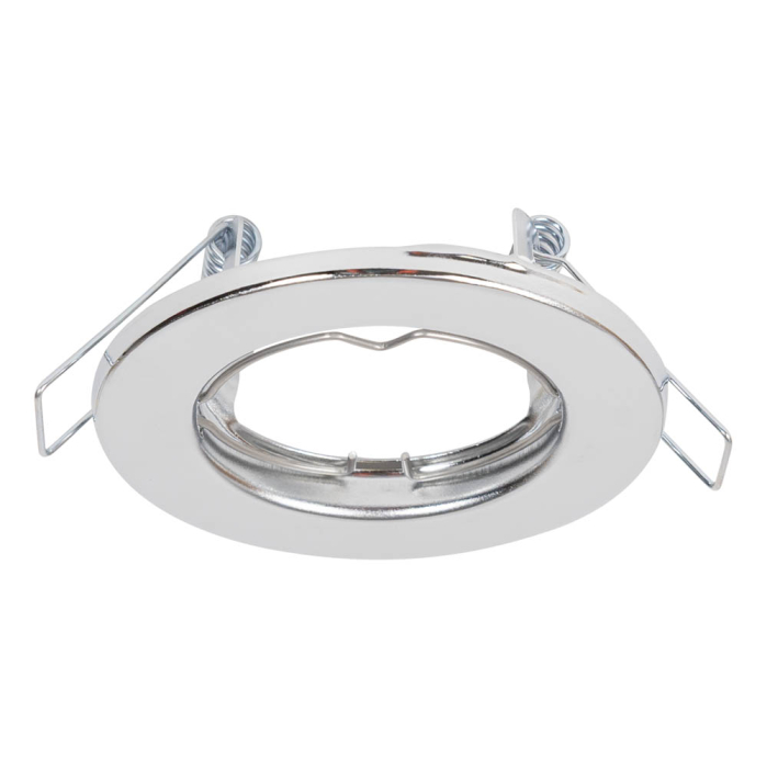 Rama spot incastrabila crom pentru bec GU10 cu dimensiuni 81x65 mm [2]