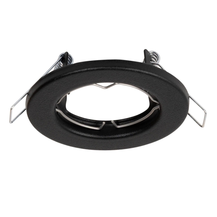 Rama spot incastrata neagra din aluminiu cu dulie GU10 inclusa, dimensiuni 81x65 mm [2]
