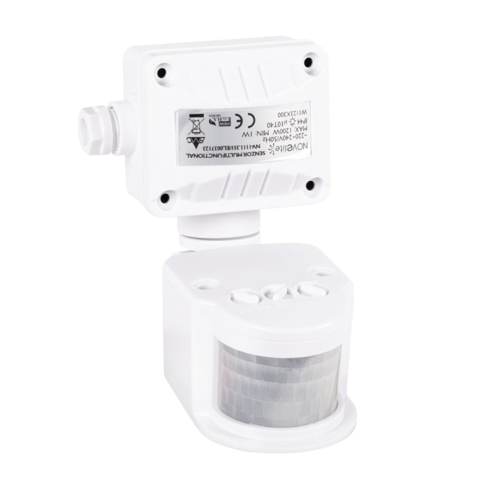 Senzor de miscare aparent alb cu detectie 180 grade si protectie IP44 [2]