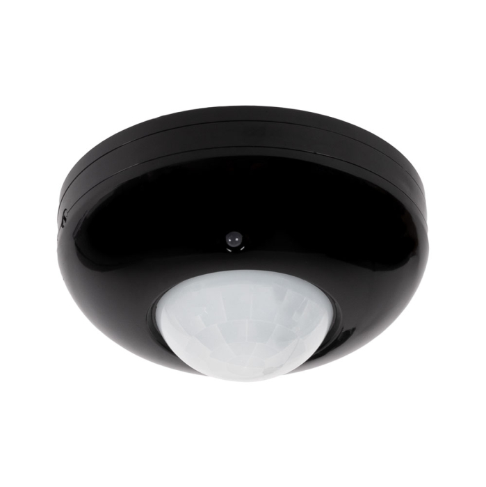 Senzor de miscare PIR negru pentru tavan cu detectie 360 grade si protectie IP20 [2]