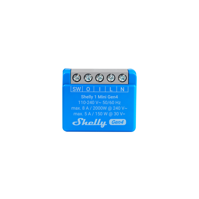Shelly 1 Mini Gen4 releu inteligent cu contact uscat [2]