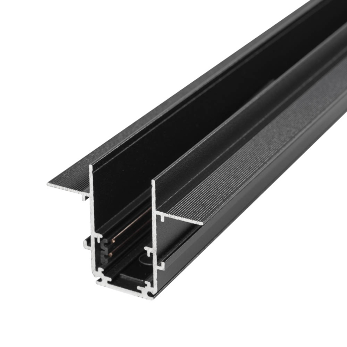 Sina magnetica neagra de 1 m pentru iluminat magnetic la 48 VCC [2]