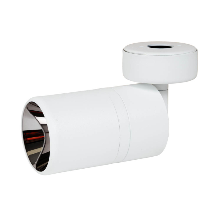 Spot aplicat LED alb argintiu pentru interior cu lumina neutra 4000K [2]