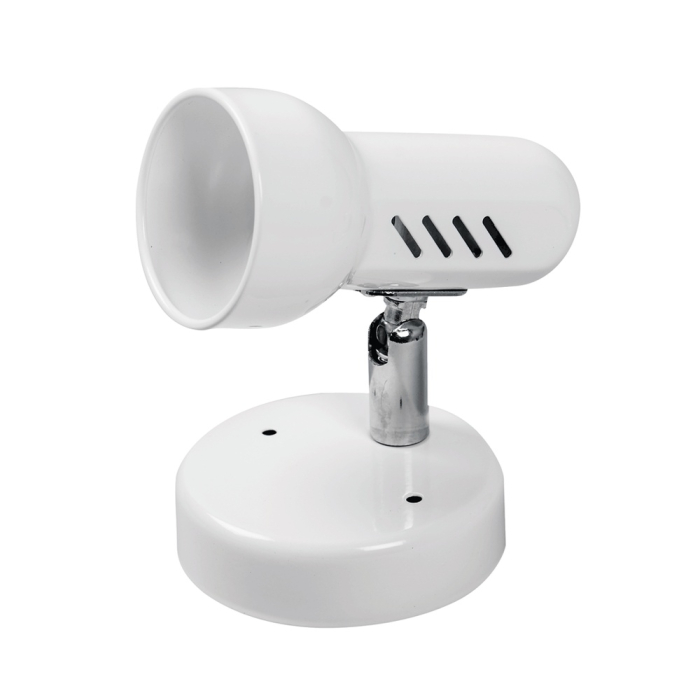 Spot aplicat alb din metal cu un soclu E14 pentru iluminat interior [2]