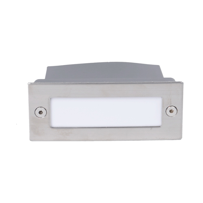 Spot incastrat gri pentru exterior cu 12 LED-uri lumina calda 2700K si protectie IP65 [2]