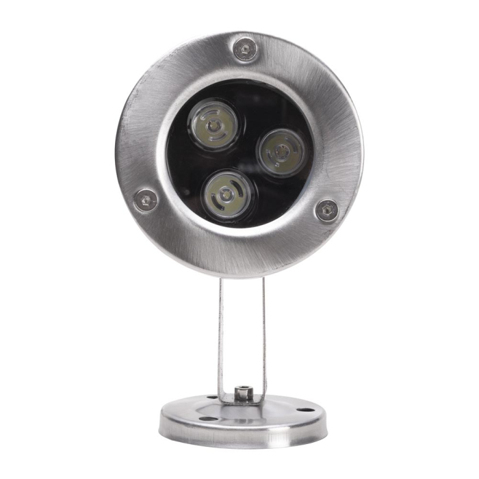 Spot LED din otel inoxidabil pentru piscina 3W 6400K IP68 [2]