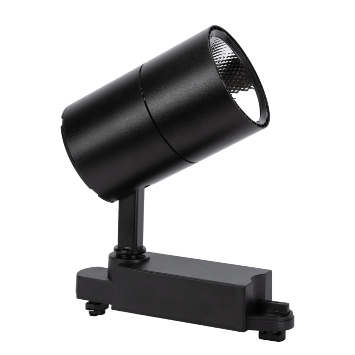 Spot LED negru pentru sina clasica cu lumina calda 3000K [2]