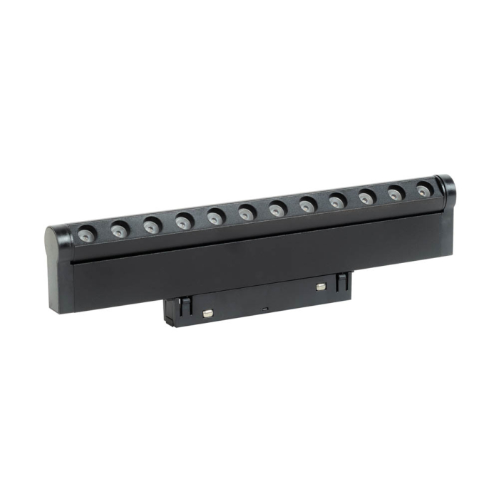 Spot LED negru slim reglabil de 12W pentru sina magnetica 48V cu lumina neutra 4000K [2]