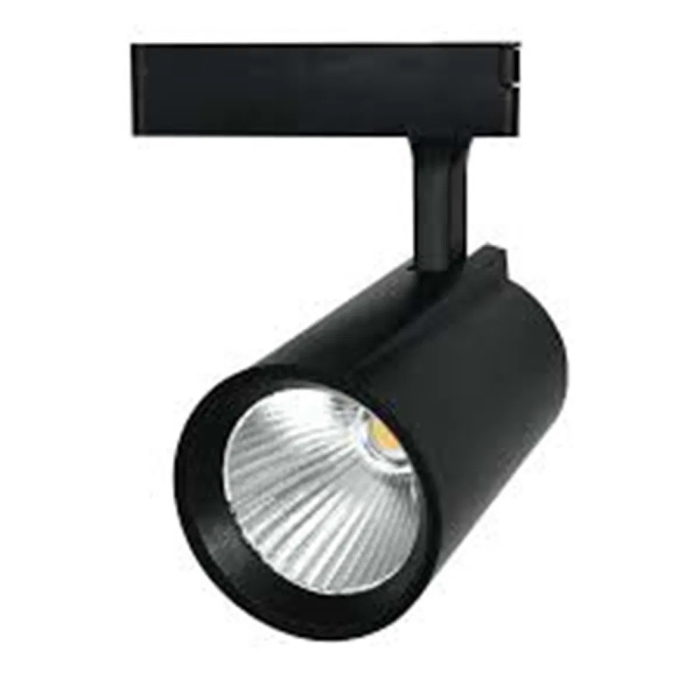Spot LED negru pentru sina clasica cu lumina rece [2]