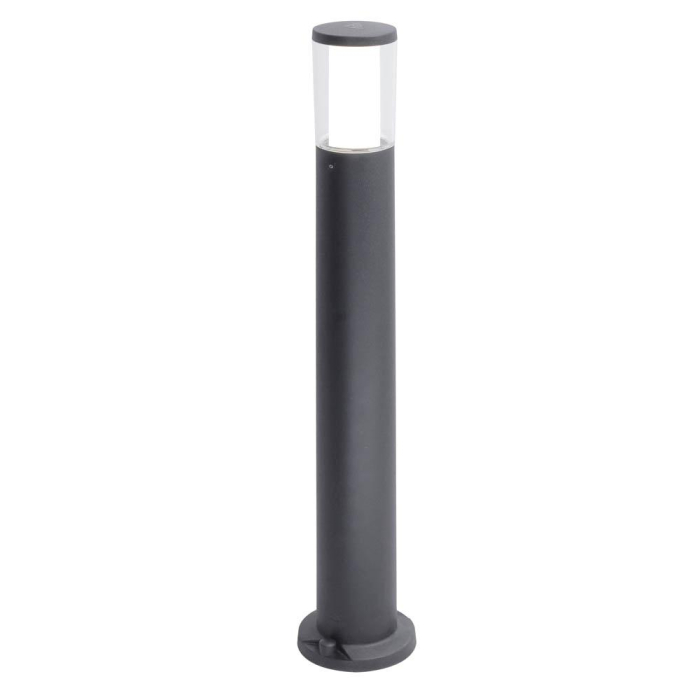 Stalp exterior negru Carlo 800 cu bec LED GU10 CCT de 3.5W si protectie IP55 [2]