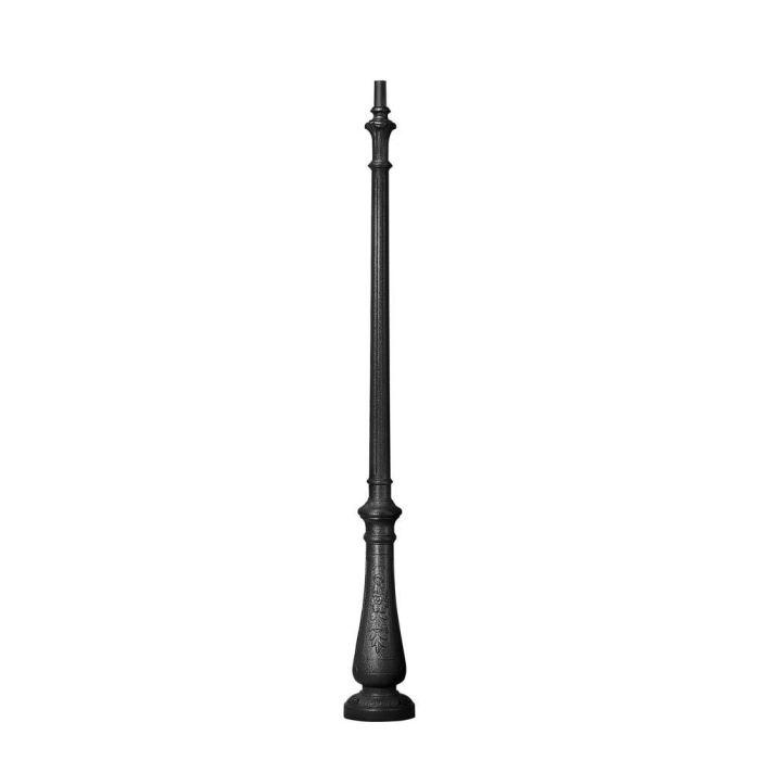 Stalp pietonal clasic negru Nebo de 2500 mm pentru iluminat exterior [2]