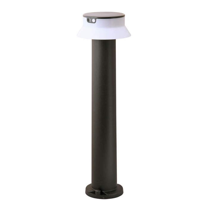 Stalp solar LED de exterior cu senzor de miscare PIR si protectie IP55 pentru gradina si alee [2]