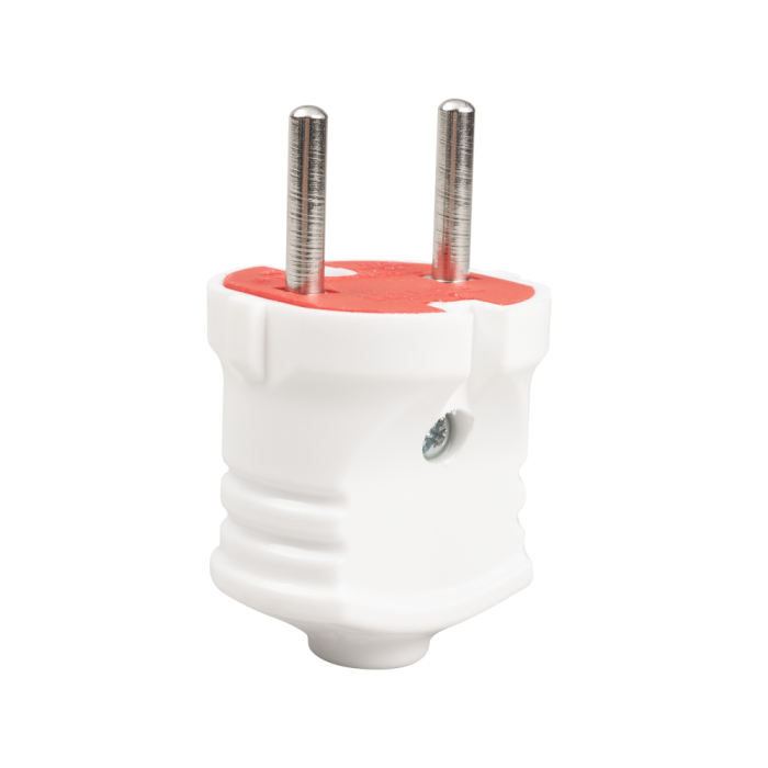 Stecher alb fara protectie pentru copii pentru cablu electric [2]