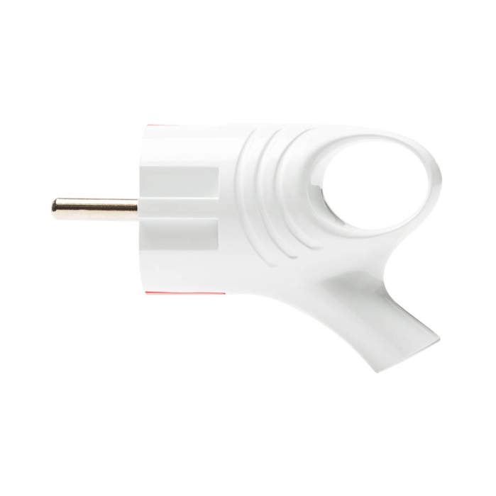 Stecher Schuko alb cu inel de extractie 16A 230V IP20 [2]