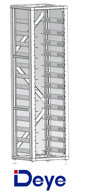 Suport baterii DEYE BOS-GM5.1 HV BOS-G 13 rafturi | Rack stocare energie | Energodepot [2]
