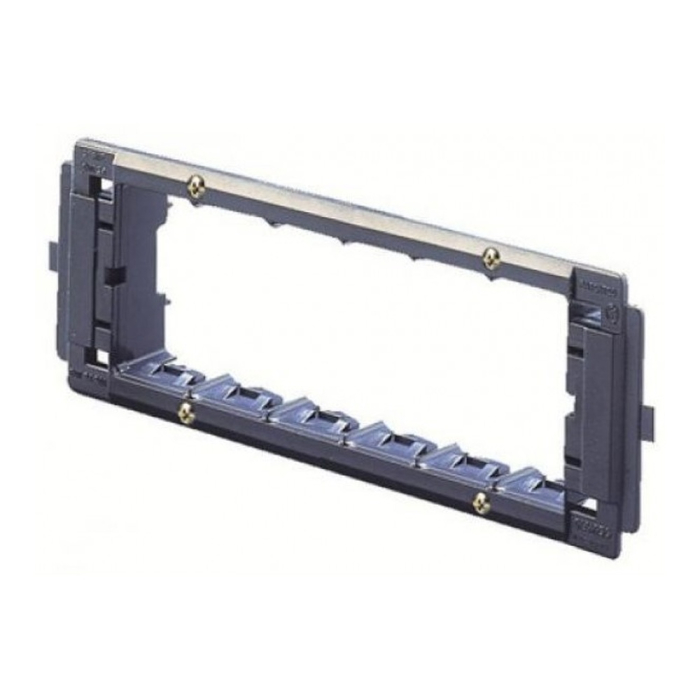 Suport de montare incastrat pentru aparataj modular cu 6 module si suruburi de fixare [2]