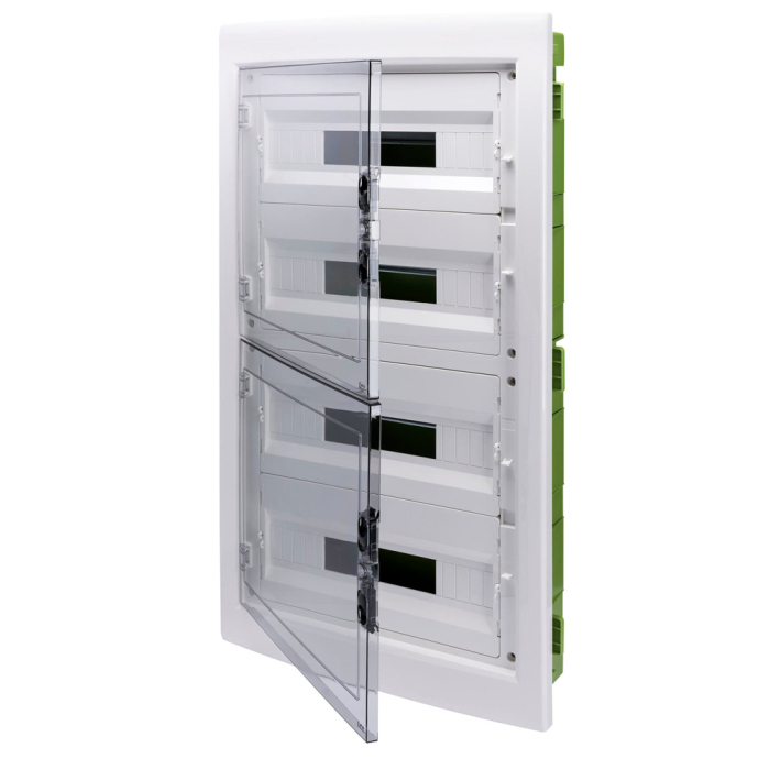 Tablou electric incastrat pentru gips carton cu 72 module si usa fumurie [2]