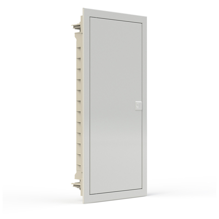 Tablou electric incastrat cu 48 module si usa metalica alba [2]
