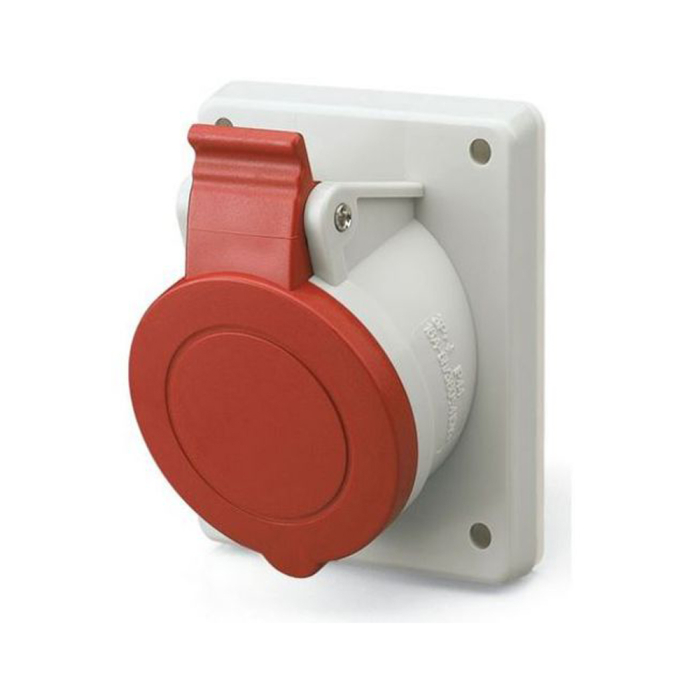Tablou organizare santier cablat cu priza trifazica 16 A si doua prize Schuko IP44 [2]