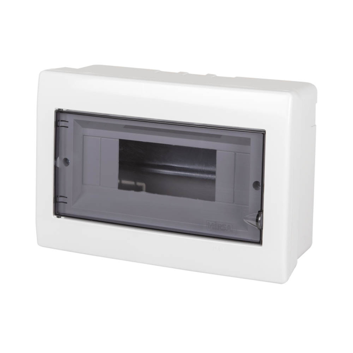 Tablou de sigurante aparent cu 12 module, usa transparent fumuriu si protectie IP40 [2]