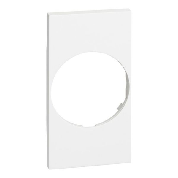 Tasta frontala alba pentru priza Schuko de 2 module Living Now [2]