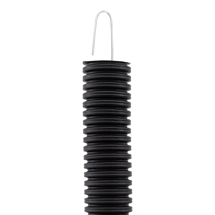 Tub flexibil HF negru cu sarma de tragere 20 mm 320N colac 50 m [2]