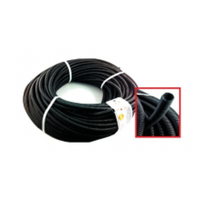 Tub flexibil din PVC negru 20 mm 320N la colac de 50 m pentru trasee electrice [2]