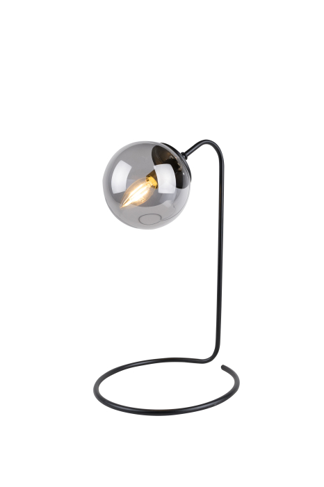 Veioza decorativa neagra pentru interior cu dulie E27 [2]