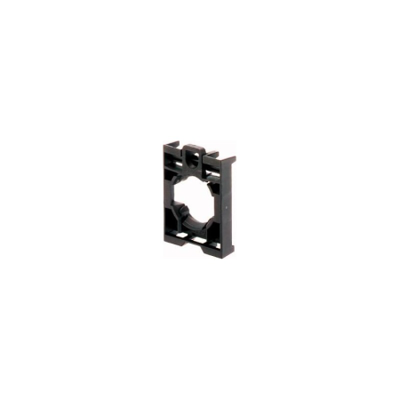 Adaptor de fixare negru pentru trei elemente de contact sau LED, montaj frontal [0]