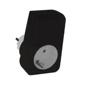 Prelungitoare si grupuri de prize - Adaptor incarcator negru cu doua porturi USB 2100mA