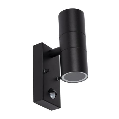 Surse de iluminat - Aplica de exterior antracit cu senzor si doua dulii GU10