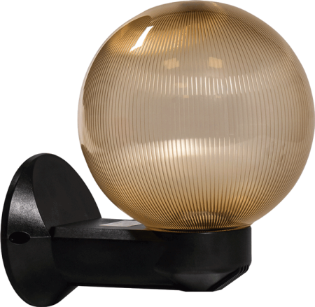 Surse de iluminat - Aplica decorativa de exterior aurie cu dulie E27 si protectie IP44 pentru gradina si terasa