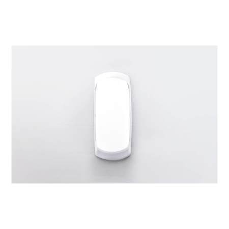 Surse de iluminat - Aplica de exterior alba cu dulie E27 protectie IP66 si difuzor opal
