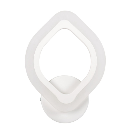 Corpuri iluminat interior - Aplica LED Agata 12W 3CCT on off alba pentru interior