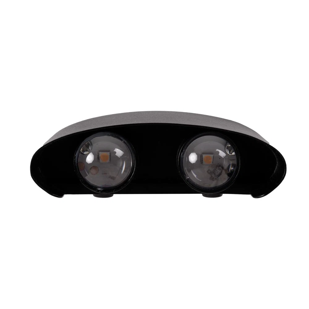 Aplica LED exterior Monty neagra 4W cu lumina calda 3000K si protectie IP54 [1]