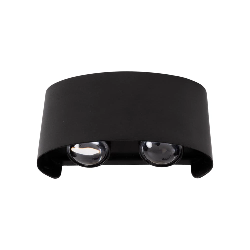 Aplica LED exterior Monty neagra 4W cu lumina calda 3000K si protectie IP54 [2]