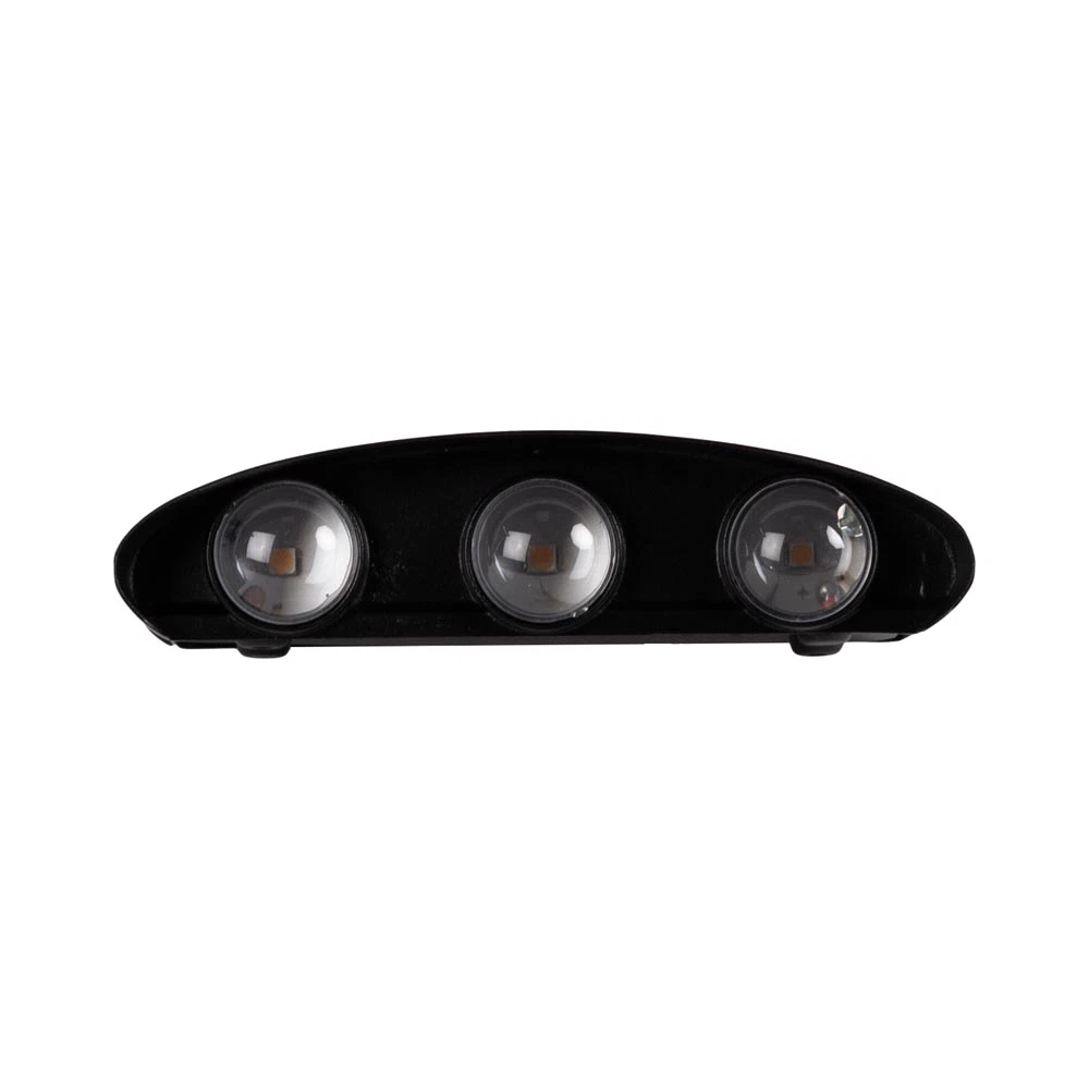 Aplica LED exterior neagra din aluminiu cu lumina calda 3000K si protectie IP54 [2]