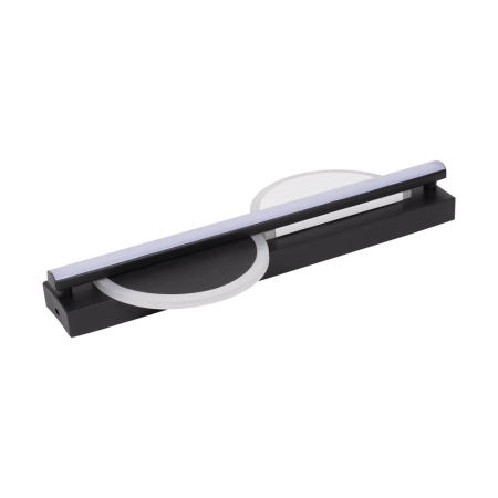 Aplica LED decorativa neagra pentru interior cu corp din metal si acrilic [1]