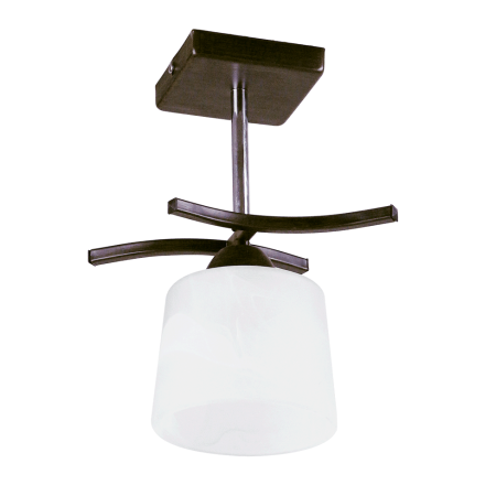 Aplica decorativa Osaka alb wenge cu dispersor din sticla alba pentru interior [0]