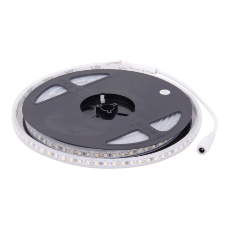 Banda LED - Banda LED 12V cu lumina calda 2700K si protectie IP65 pe rola de 5 m